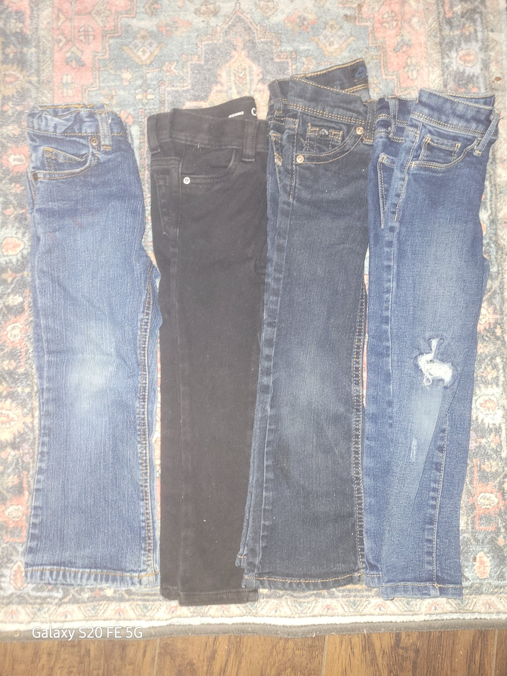 The Children's Place Kids Jeans - Blue and Black Denim Mix